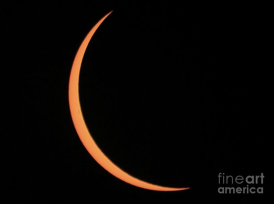 20170821 Total Eclipse of the Sun Crescent II Photograph by William Shermer