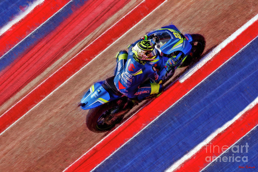 2018 Motogp Andrea Iannone Middle Of The Art Photograph by Blake Richards