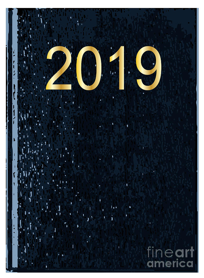 2019 Diary Book Cover Digital Art by Bigalbaloo Stock - Fine Art America