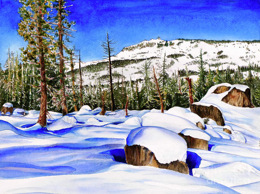 #202 Donner Summit #202 Painting by William Lum