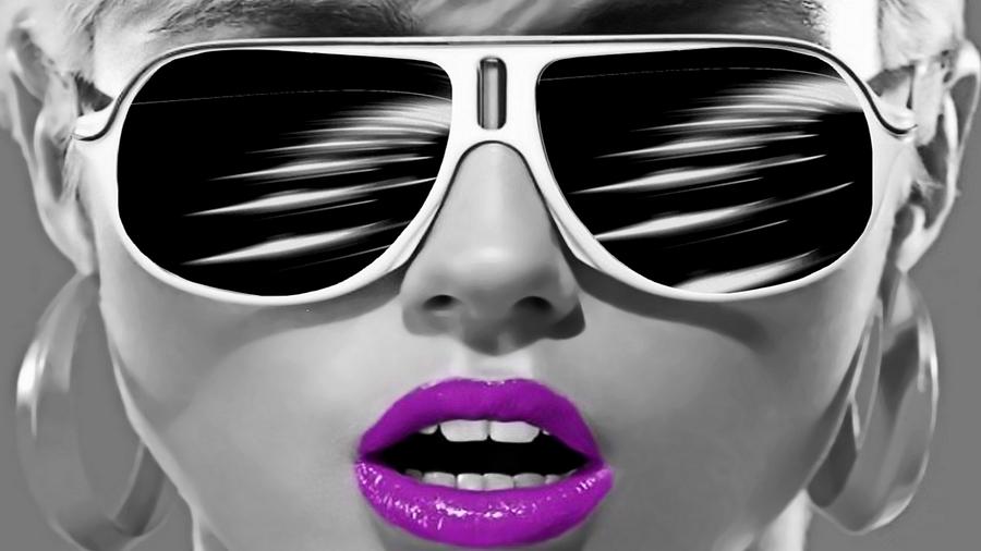 Goggle Digital Art - Women #204 by Super Lovely