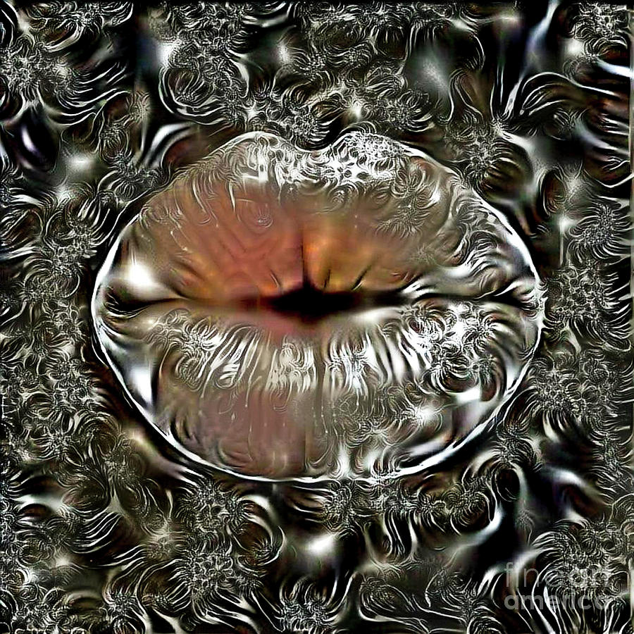 Kissing Lips #209 Digital Art by Amy Cicconi