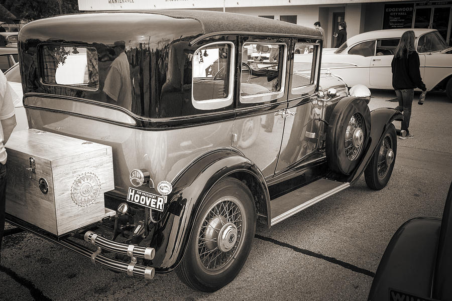 1929 Willys Knight Vintage Classic Car Automobile Photographs Fi #21 Photograph by M K Miller