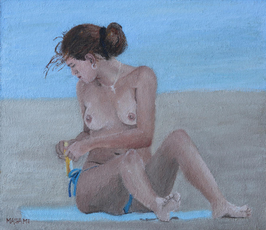 Beach Girl #21 Painting by Masami Iida