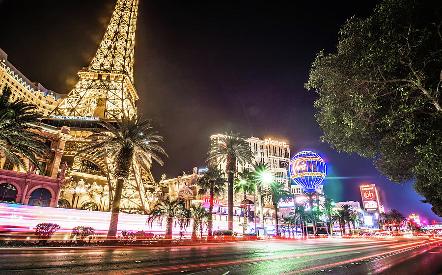 Beautiful Scenes Around Las Vegas Strip At Night #21 Photograph by Alex Grichenko