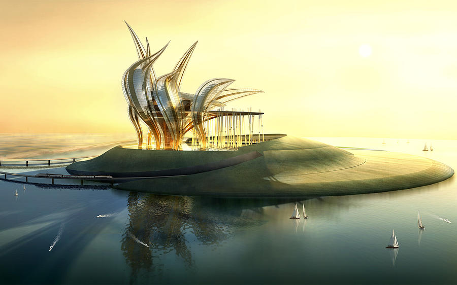 Boat Digital Art - Building #21 by Super Lovely