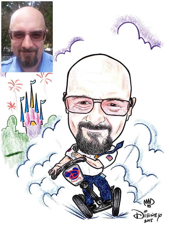 Caricatoon #21 Drawing by Michael Dijamco