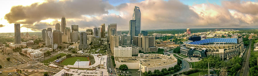 Charlotte North Carolina City Skyline #21 Photograph by Alex Grichenko