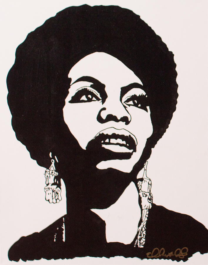 Nina Simone Painting by El Alexander - Fine Art America