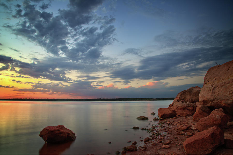 Lake Sunset 45 Photograph by Ricky Barnard