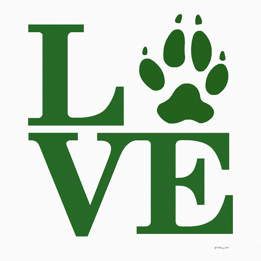 Love Claw Paw Sign #21 Digital Art by Gregory Murray