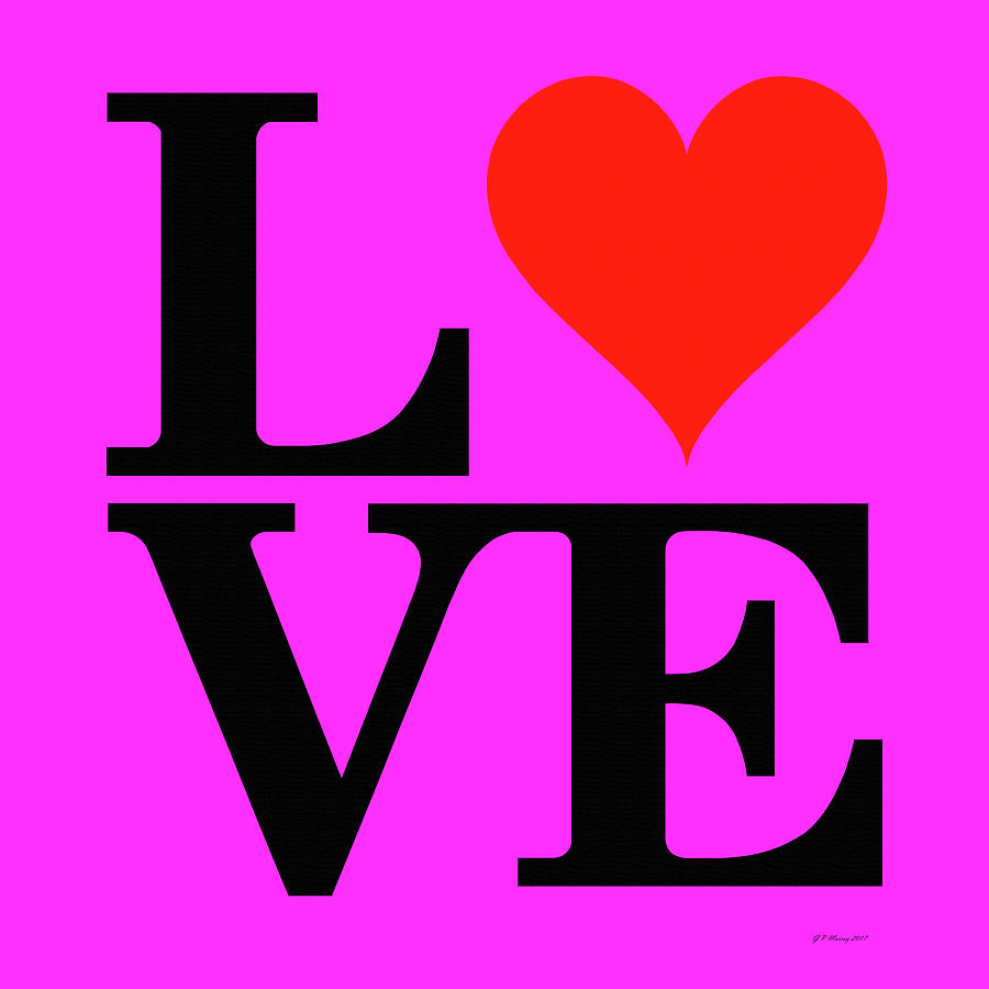 Love Heart Sign #21 Digital Art by Gregory Murray