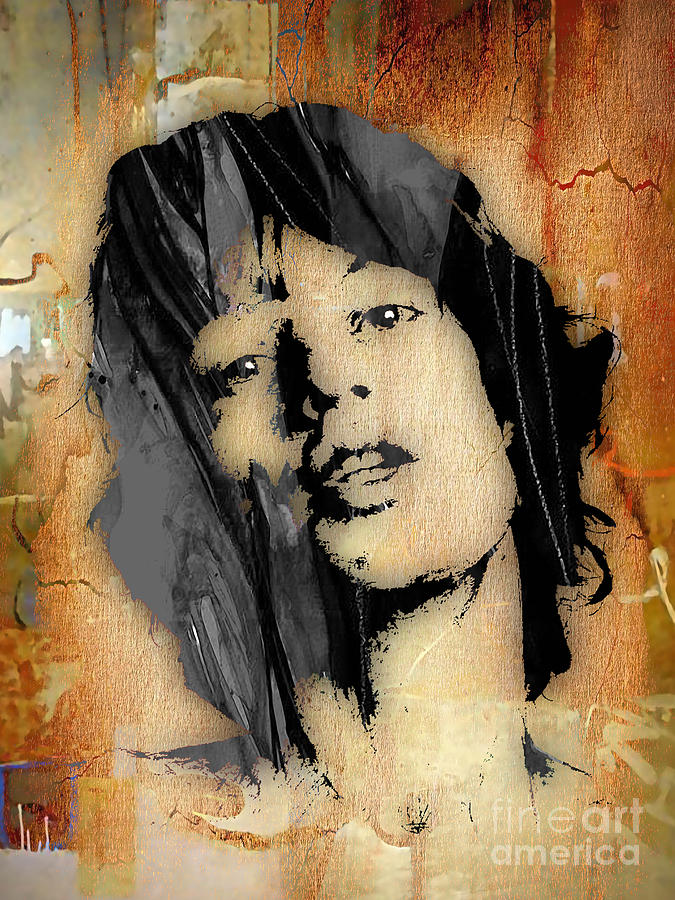 Mick Jagger Collection #21 Mixed Media by Marvin Blaine
