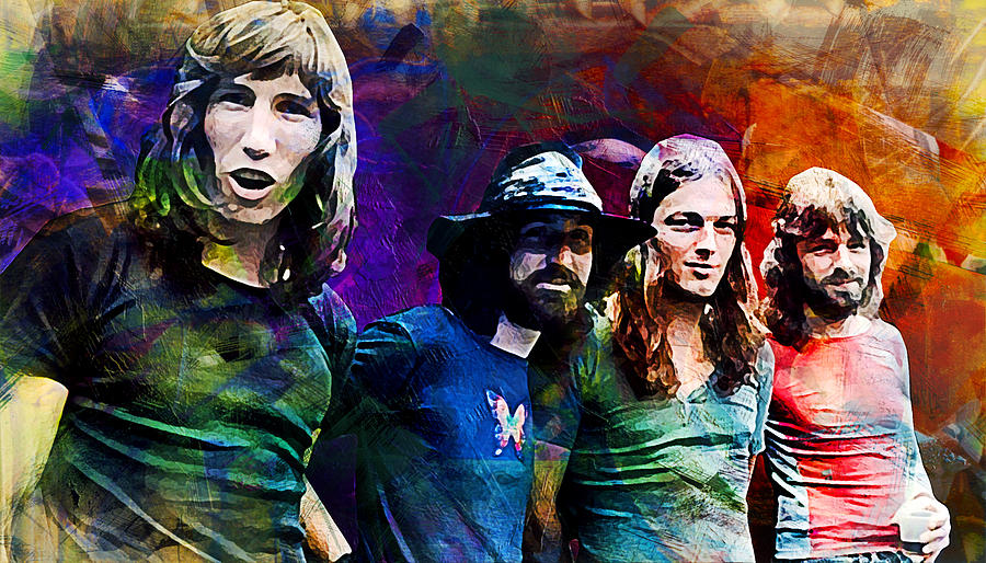 Pink Floyd Digital Art by Lilia Kosvintseva