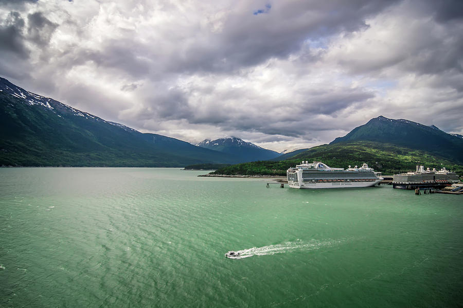 Port Of Skagway Alaska Near White Pass British Columbia Canada #21 Photograph by Alex Grichenko