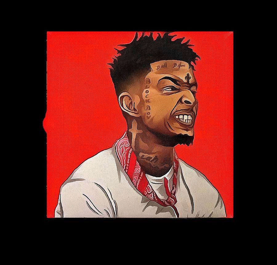 21 Savage Digital Art by Ninin Sukempitt | Fine Art America