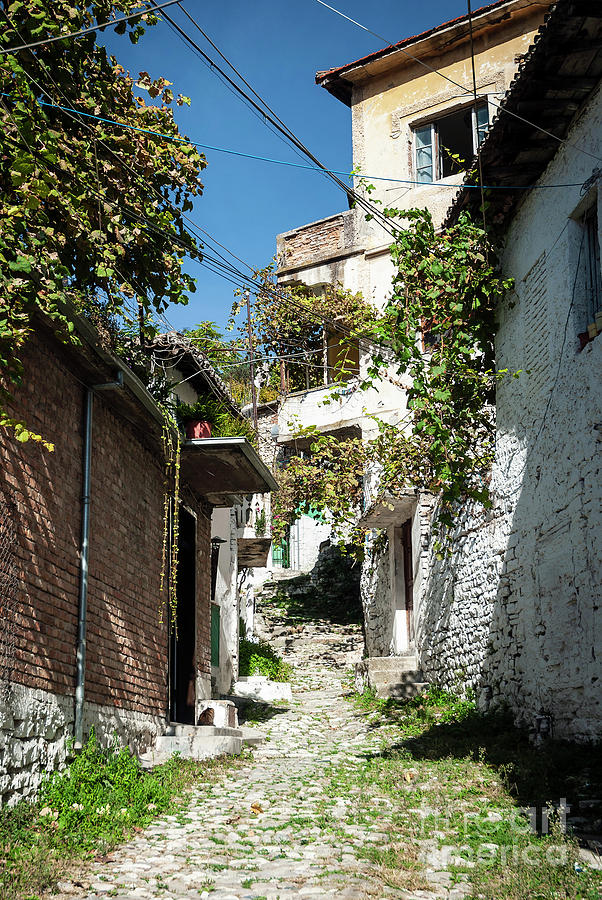 Street In Berat Old Town In Albania #21 Photograph by JM Travel Photography
