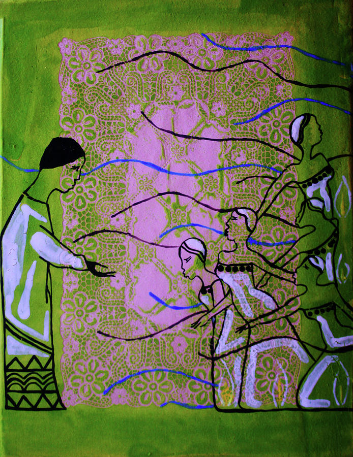 The Wise Virgins #21 Painting by Gloria Ssali