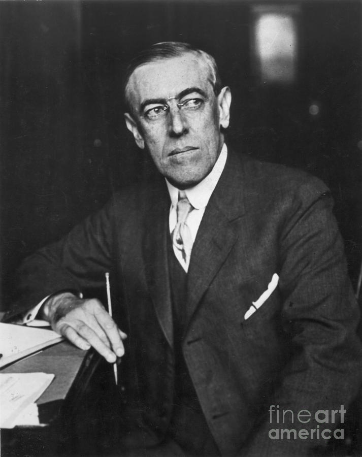 Woodrow Wilson (1856-1924) #21 Photograph by Granger