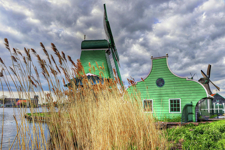 Zaanse Schans Windmills Holland Netherlands #21 Photograph by Paul James Bannerman
