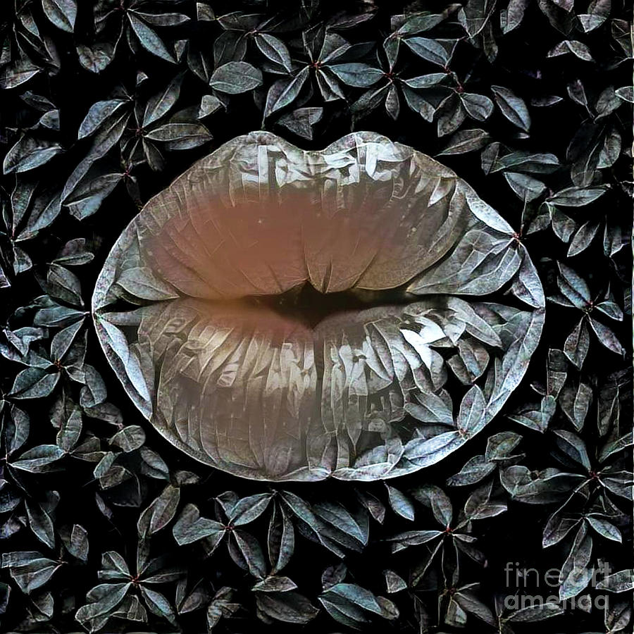 Kissing Lips #210 Digital Art by Amy Cicconi