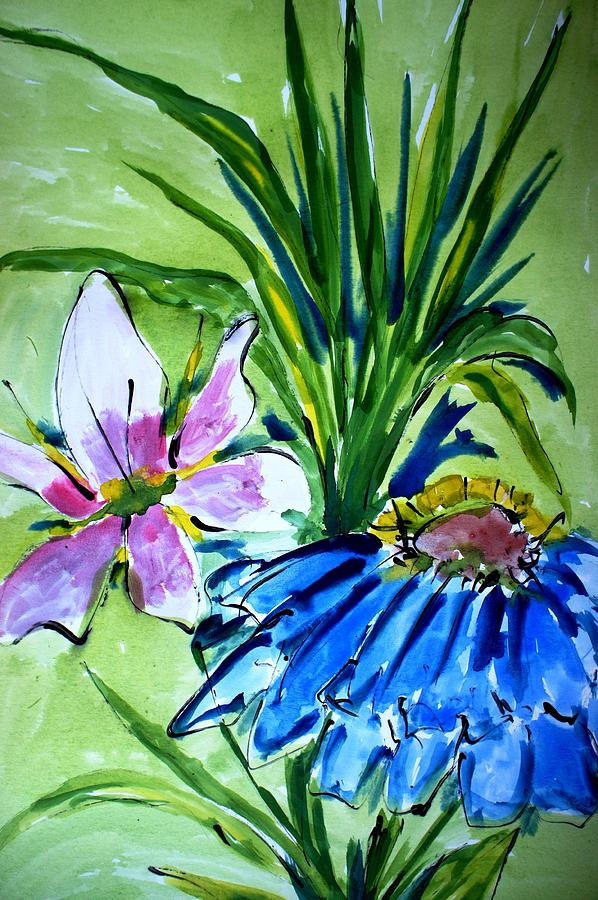 Flower Painting - Heavenly Flowers #2106 by Baljit Chadha