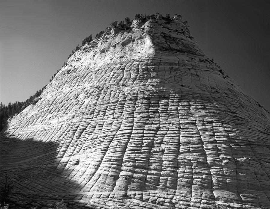 212466-BW Checkerboard Mesa Photograph by Ed Cooper Photography