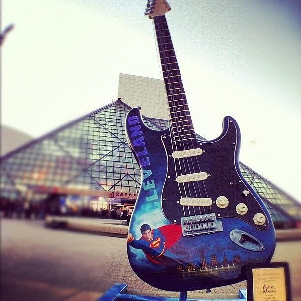 Guitar Photograph - #216 #cleve #burningrivercity #rockhall #216 by Angela Ritchie