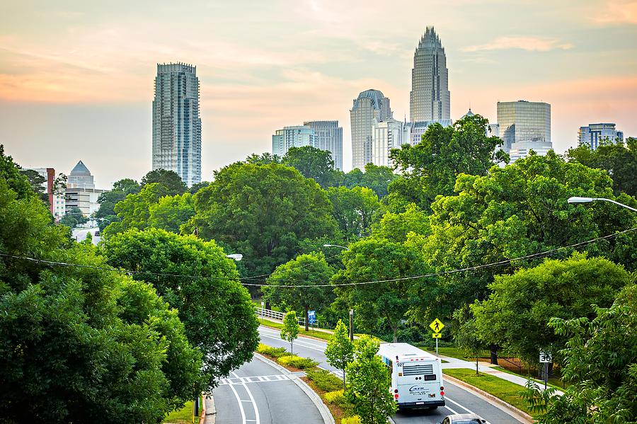 Charlotte North Carolina City Skyline #22 Photograph by Alex Grichenko