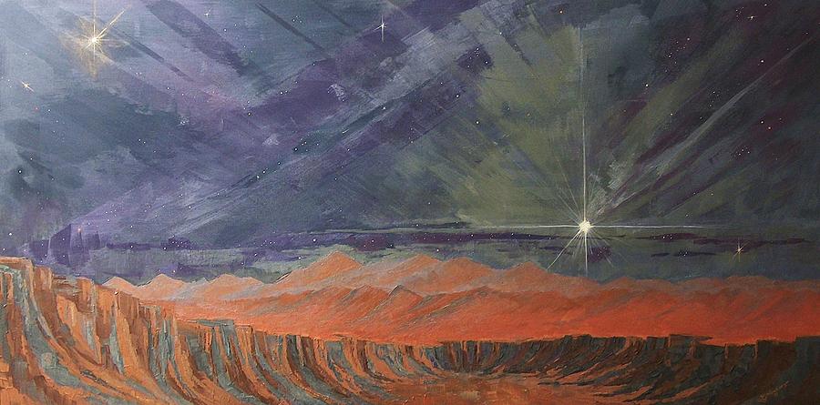 Glow In The Dark Painting - Cosmic Light Series by Len Sodenkamp Glow In The Dark Painting - Cosmic Light Series by Len Sodenkamp