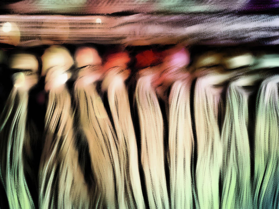Digital abstract painting #22 Photograph by Tom Gowanlock