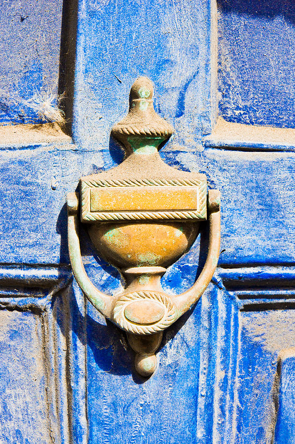Architecture Photograph - Door knocker  #22 by Tom Gowanlock