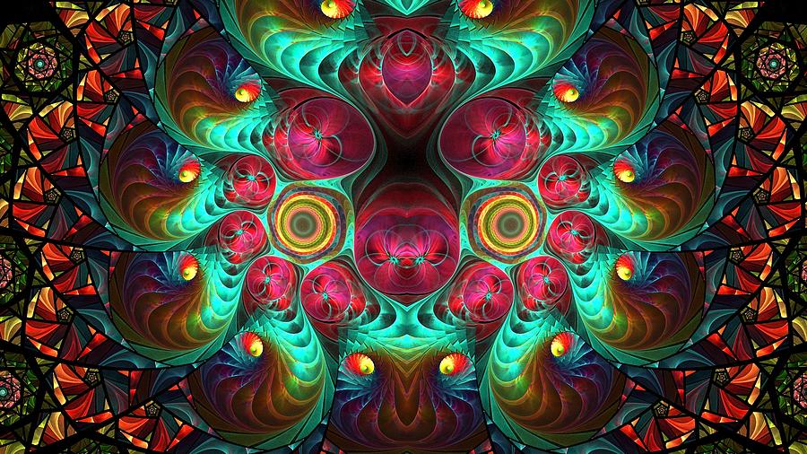 Pattern Digital Art - Fractal #22 by Super Lovely