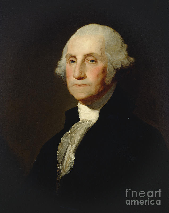 George Washington Painting by Gilbert Stuart