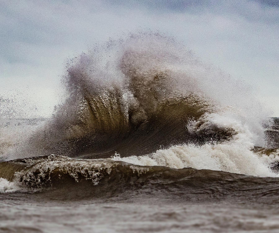 Lake Erie Waves #22 Photograph by Dave Niedbala