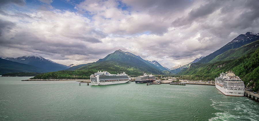 Port Of Skagway Alaska Near White Pass British Columbia Canada #22 Photograph by Alex Grichenko