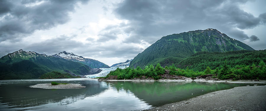 Scenery Around Mendenhall Glacier Park In Juneau Alaska #22 Photograph by Alex Grichenko