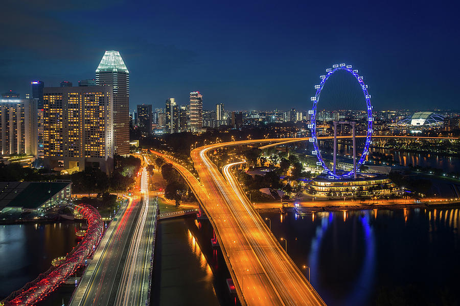 Singapore city #22 Photograph by Anek Suwannaphoom