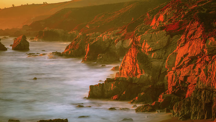 Soberanes point big sur california beautiful sunset Photograph by Alex ...