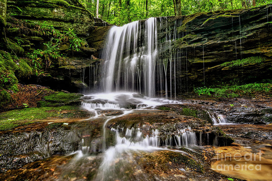 West Virginia Waterfall #22 Photograph by Thomas R Fletcher