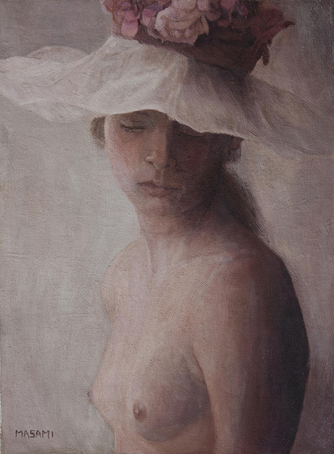 Nude Painting - Young Girl #22 by Masami Iida