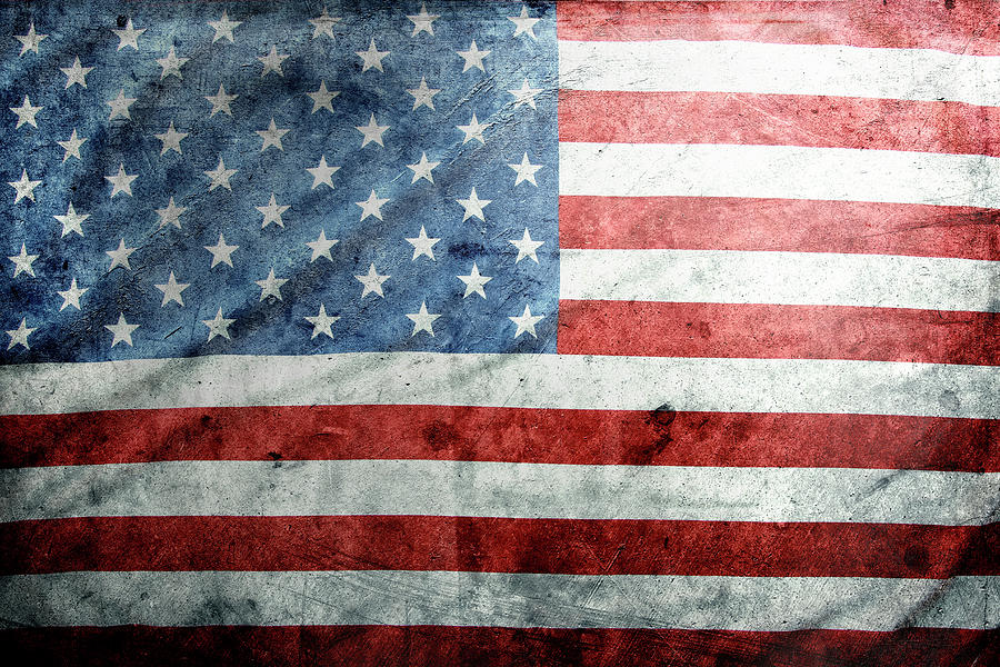 American flag 36 Photograph by Les Cunliffe