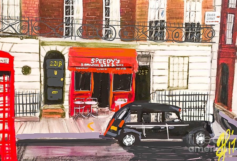221b Painting by Francois Lamothe