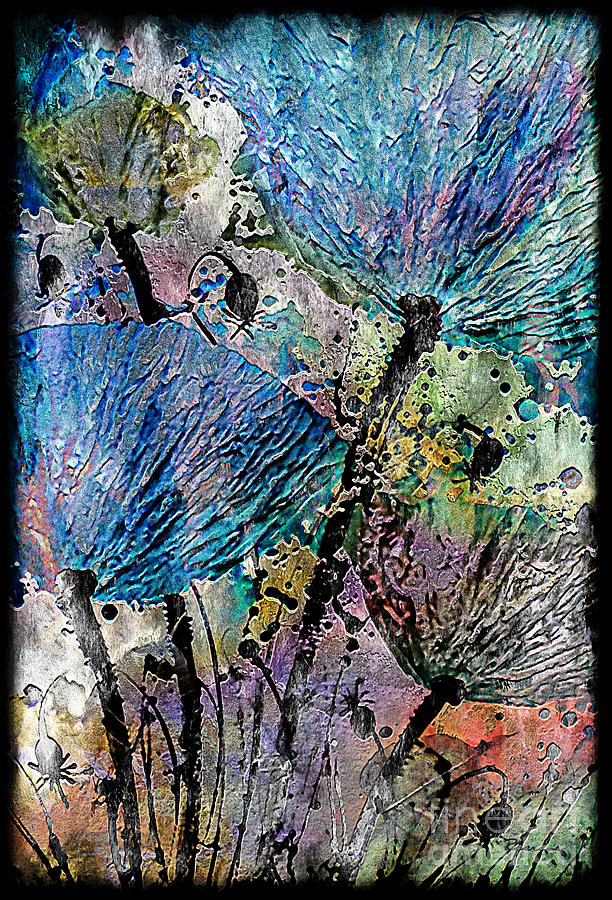 22a Abstract Floral Painting Digital Expressionism Photograph by Ricardos Creations