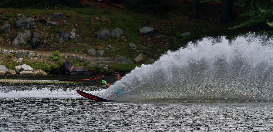 38th Annual Lakes Region Open Water Ski Tournament #23 Photograph by Benjamin Dahl