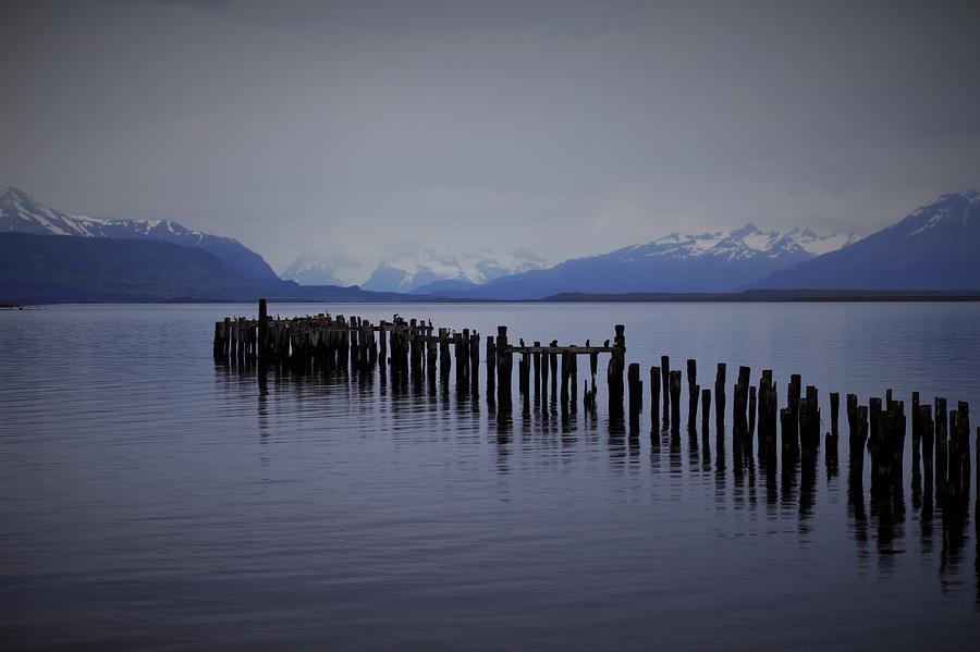 Old Pier in Patagonia Photograph by Mark Mitchell