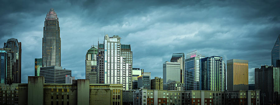 Charlotte North Carolina City Skyline #23 Photograph by Alex Grichenko