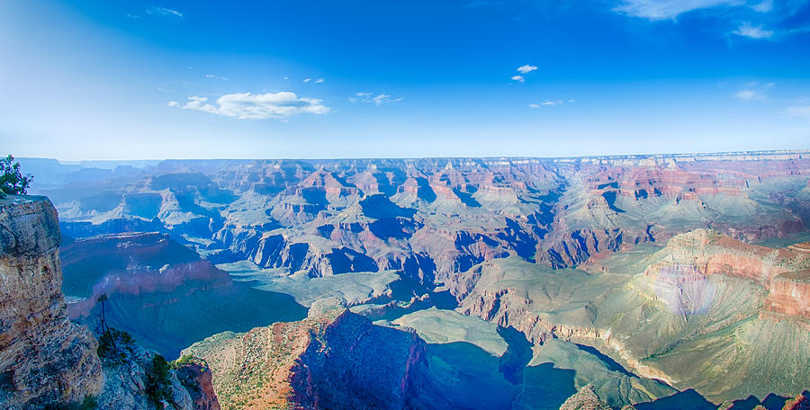 Grand Canyon sunny day with blue sky #23 Photograph by Alex Grichenko