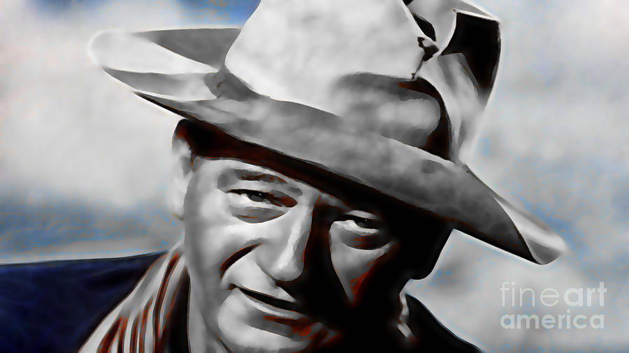 John Wayne Collection #23 Mixed Media by Marvin Blaine