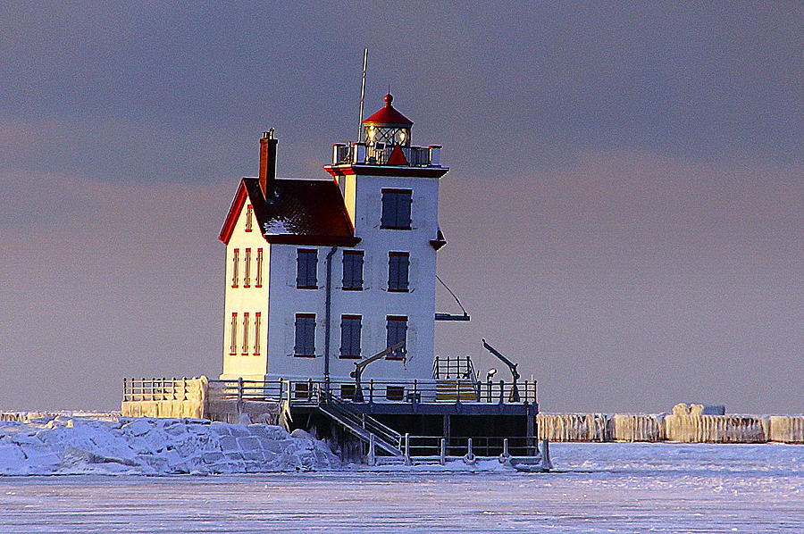 Lorain Lighthouse Photograph by Robert Bodnar - Fine Art America